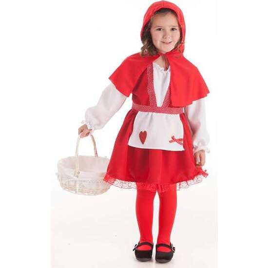 DISFRAZ INFANTIL CAPERUCITA T-0 2-3 AÑOS image 0