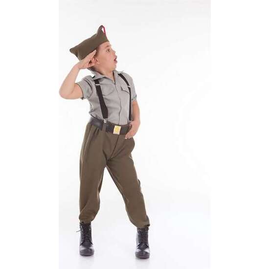 DISFRAZ INFANTIL LEGIONARIO T-0 2-3 AÑOS image 1