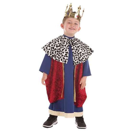 DISFRAZ INFANTIL REY MAGO CAPA ROJA T-3 (7-9 AÑOS) image 0