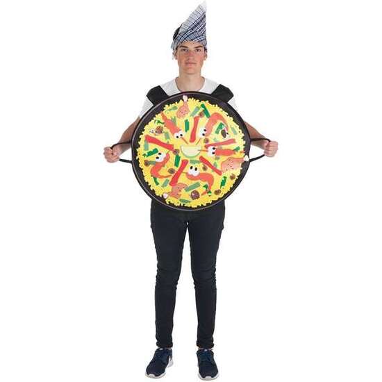 DISFRAZ ADULTO EMOTICONO PAELLA TALLA L image 0