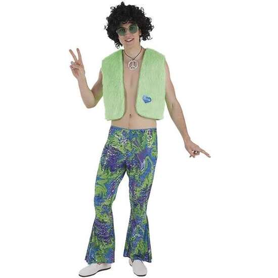 DISFRAZ ADULTO HIPPYLONGO T-XL TALLA XL image 0