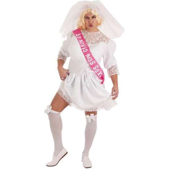 DISFRAZ ADULTO NOVIA TALLA L image 0