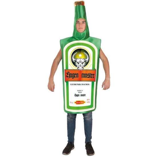 DISFRAZ ADULTO BOTELLA JUNGEN MASTER TALLA L image 0