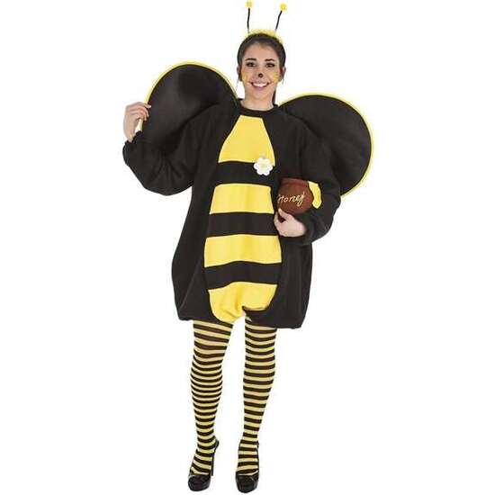 DISFRAZ ADULTO ABEJA LOCA T-M image 0