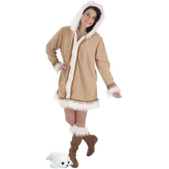 DISFRAZ ADULTO ESQUIMAL MUJER TALLA L image 0