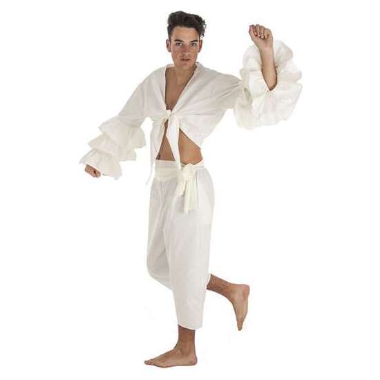 DISFRAZ ADULTO CUBANO BEIGE T-L TALLA L image 0