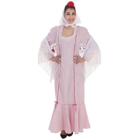 DISFRAZ ADULTO CHULAPA ROSA T-M TALLA M image 0