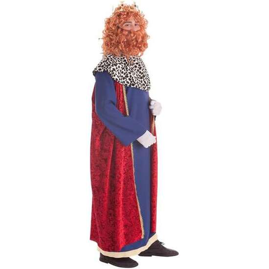 DISFRAZ ADULTO REY MAGO CAPA ROJA T-XL image 0