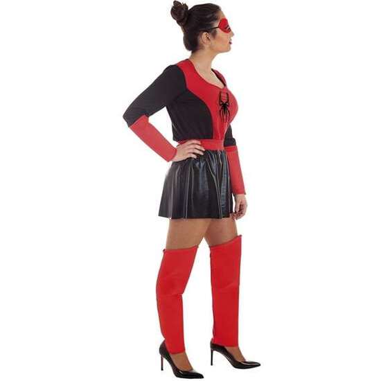 DISFRAZ ADULTO SUPER HEROINA ARAÑA TALLA L image 1