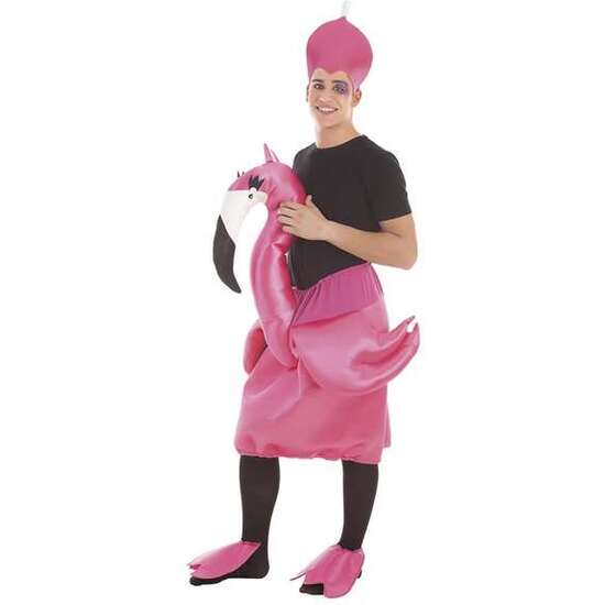 DISFRAZ ADULTO FLAMINGO TALLA XL image 1