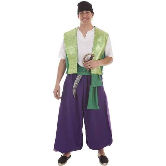 DISFRAZ ADULTO MORO ALADUIN TALLA XL image 0