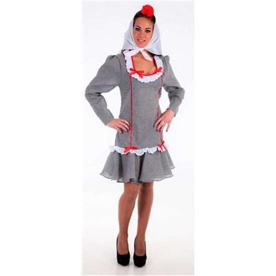 DISFRAZ ADULTO CHULAPA CORTA TALLA M image 0
