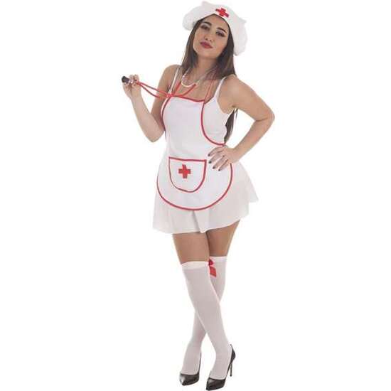 DISFRAZ ADULTO ENFERMERA SET TALLA L image 0