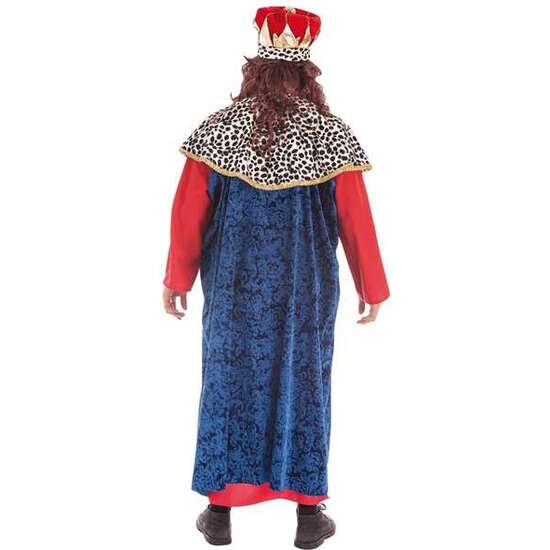 DISFRAZ ADULTO REY MAGO CAPA AZUL T-XL image 2