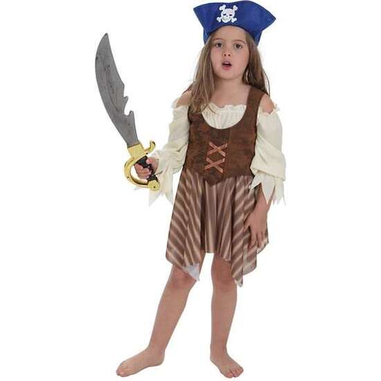 DISFRAZ INFANTIL PIRATAS RAYAS T-L 10-12 AÑOS image 0
