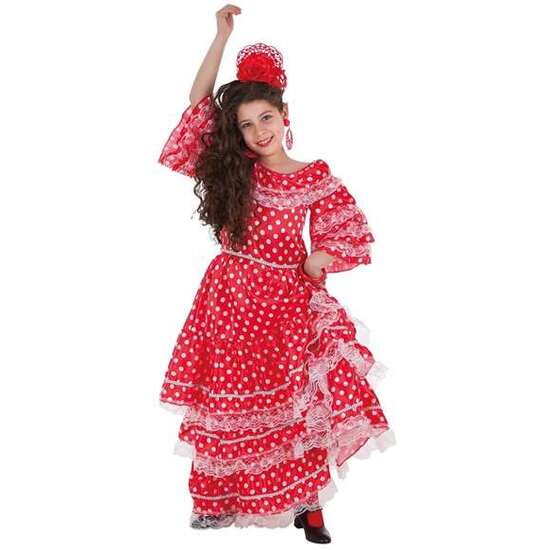 DISFRAZ INFANTIL SEVILLANA FERIA T-M 7-9 AÑOS image 0