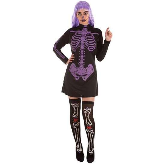 DISFRAZ ADULTO SKELETINA TALLA L image 0
