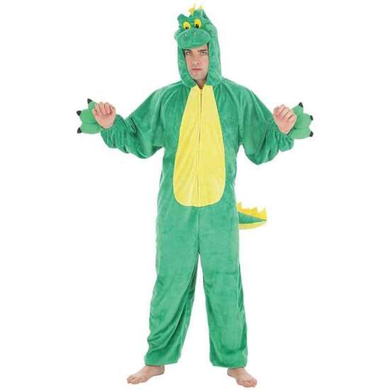 DISFRAZ ADULTO DINO VERDE TALLA L image 0