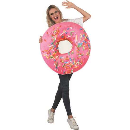 DISFRAZ ADULTO DONUTS FRESA TALLA L image 0