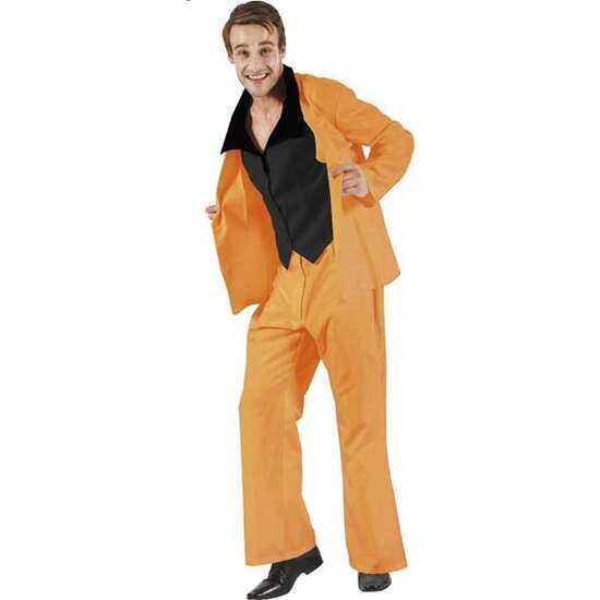 DISFRAZ ADULTO TRAJE CHAQUETA NARANJA T-L TALLA XL image 0