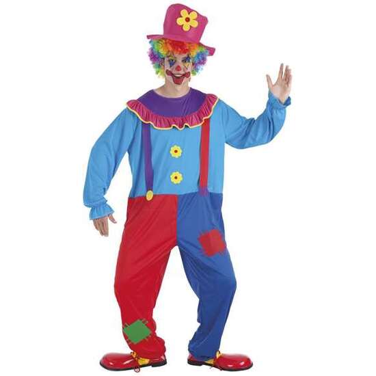 DISFRAZ ADULTO PAYASO CRISPY TALLA L image 0