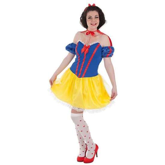 DISFRAZ ADULTO BLANCA SEXY TALLA L image 0