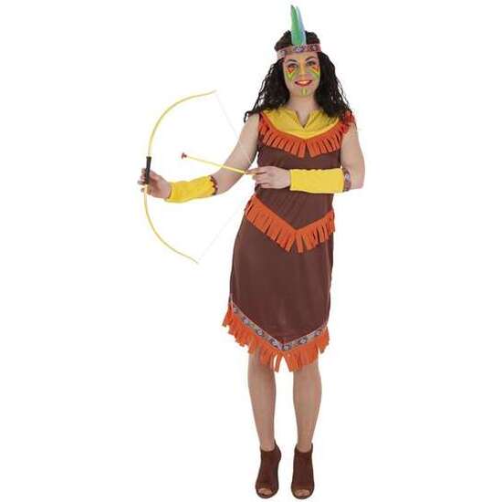 DISFRAZ ADULTO INDIA COLORINES TALLA L image 0