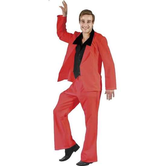 DISFRAZ ADULTO TRAJE CHAQUETA NARANJA INTENSO T-XL TALLA XL image 0
