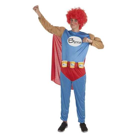 DISFRAZ ADULTO SUPERBIRRA TALLA L image 0