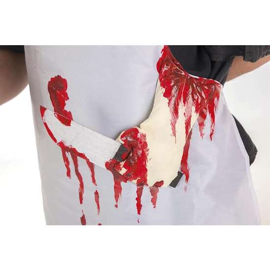 DISFRAZ ADULTO DELANTAL MANO TALLA L image 1