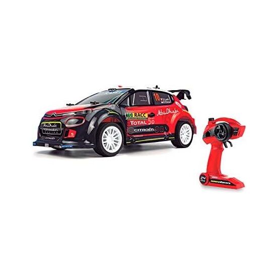 COCHE RADIO CONTROL CITROËN C3 WRC 1:10, EMISORA 2,4GHZ CON BATERIA Y CARGADOR USB 42X13X20 CM image 0