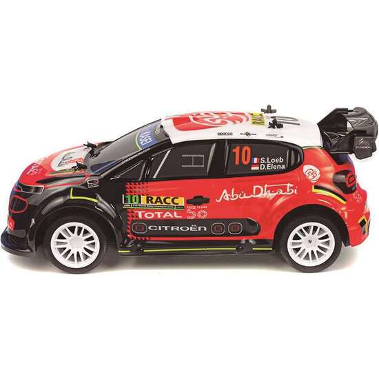 COCHE RADIO CONTROL CITROËN C3 WRC 1:10, EMISORA 2,4GHZ CON BATERIA Y CARGADOR USB 42X13X20 CM image 2