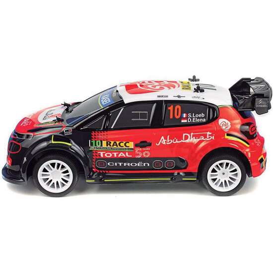 COCHE RADIO CONTROL CITROËN C3 WRC 1:10, EMISORA 2,4GHZ CON BATERIA Y CARGADOR USB 42X13X20 CM image 4