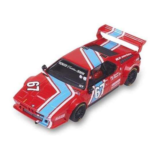 COCHE SCALEXTRIC BMW M1 CREVIER RACING CON LUZ EN LOS FAROS 18X9X9CM image 1