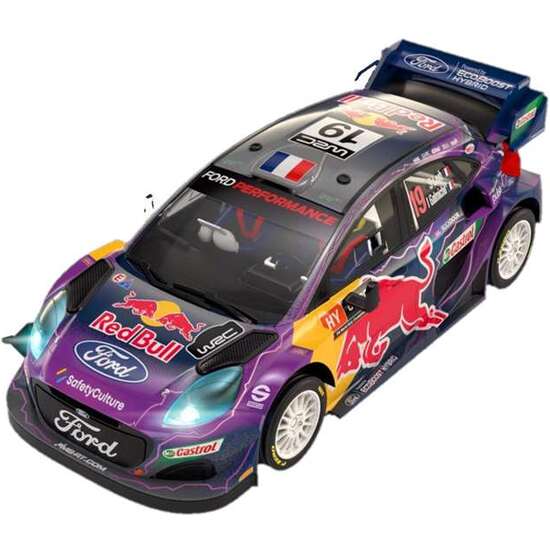 COCHE SCALEXTRIC FORD PUMA RALLY1 WRC LOEB CON LUZ EN LOS FAROS 18X9X9CM image 0