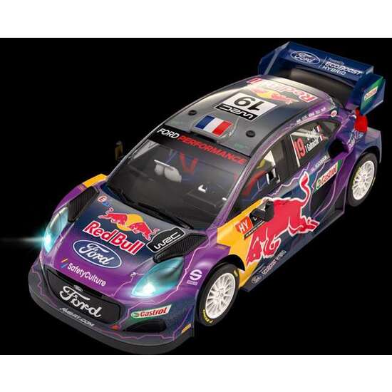 COCHE SCALEXTRIC FORD PUMA RALLY1 WRC LOEB CON LUZ EN LOS FAROS 18X9X9CM image 1