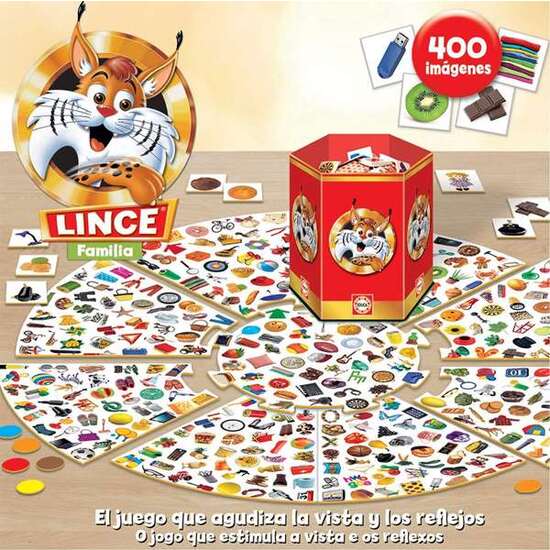 JUEGO LINCE EDICIÓN FAMILIA. EL JUEGO QUE AGUDICA LA VISTA Y LOS REFLEJOS. image 1