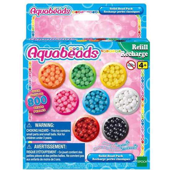AQUABEADS SET DE ABALORIOS SÓLIDOS ¡CON MÁS DE 800 ABALALORIOS! image 0
