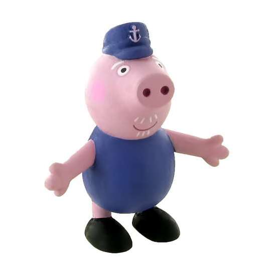 FIGURA PEPPA PIG ABUELO 7CM image 0