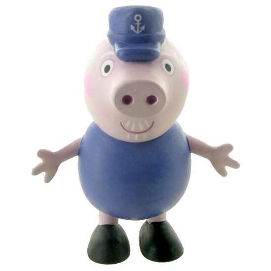 FIGURA PEPPA PIG ABUELO 7CM image 1