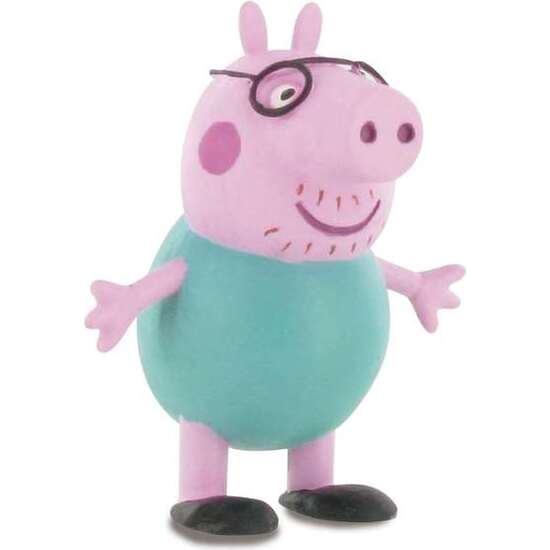 FIGURA PEPPA PIG PAPA 7CM image 0