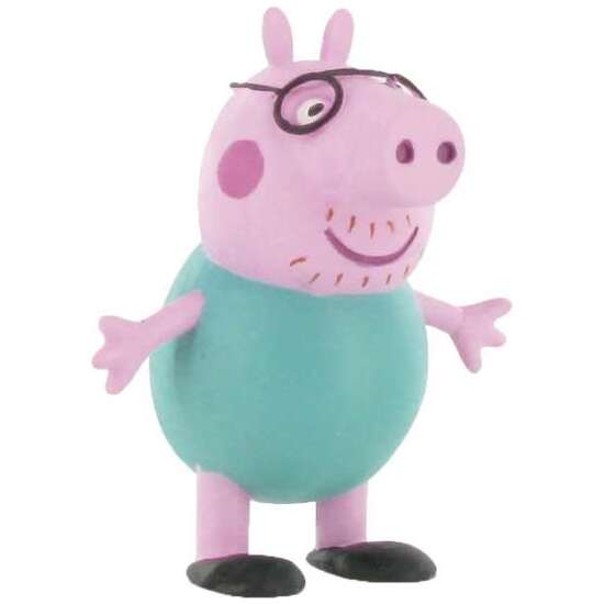 FIGURA PEPPA PIG PAPA 7CM image 1