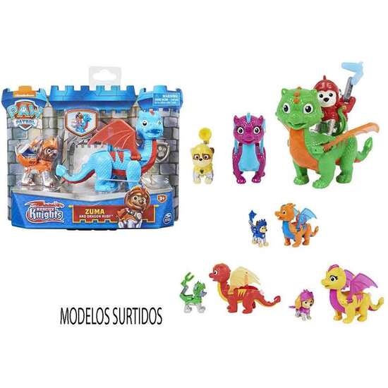 PAW PATROL KNIGHTS FIGURAS CABALLEROS MOD SDOS 22.57X5.71X17.14CM - MODELOS SURTIDOS image 1