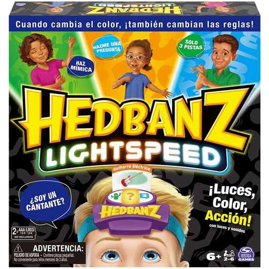 JUEGO HEDBANZ LIGHTSPEED 26,67X26,67X5,08CM image 0