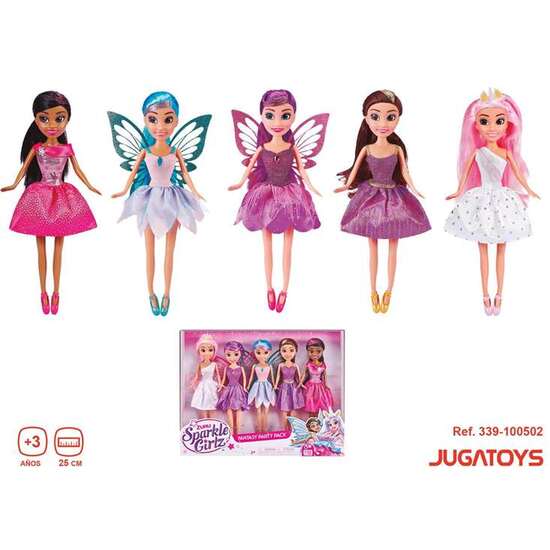 MUÑECA SPARKLE GIRLZ PACK PRINCESAS 25 CM image 1