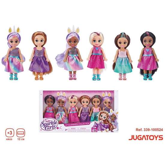 MUÑECA SPARKLE GIRLZ PACK PRINCESAS 12CM image 1