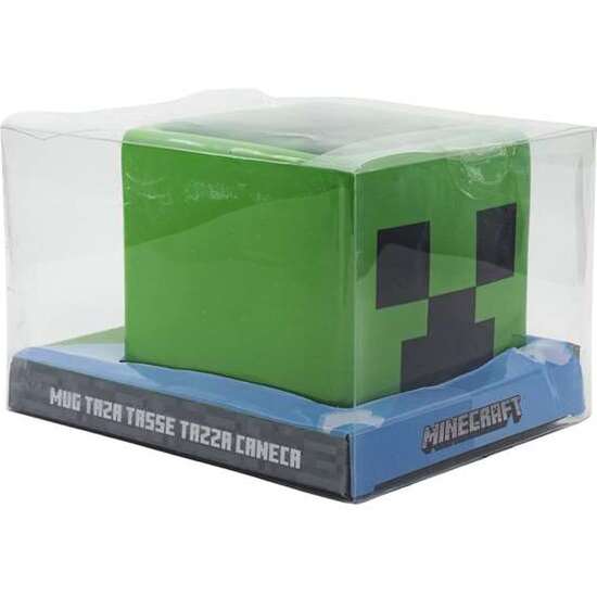 TAZA DE CERAMICA 3D MINECRAFT EN CAJA REGALO 440 ML image 0