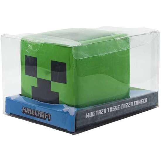 TAZA DE CERAMICA 3D MINECRAFT EN CAJA REGALO 440 ML image 1