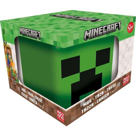 TAZA DE CERAMICA 3D MINECRAFT EN CAJA REGALO 440 ML image 3