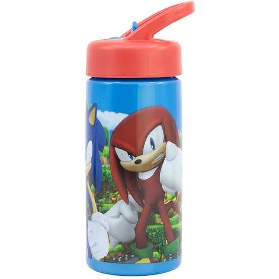 BOTELLA DE PLÁSTICO CON ASA PARA LLEVAR SONIC 410 ML. image 1